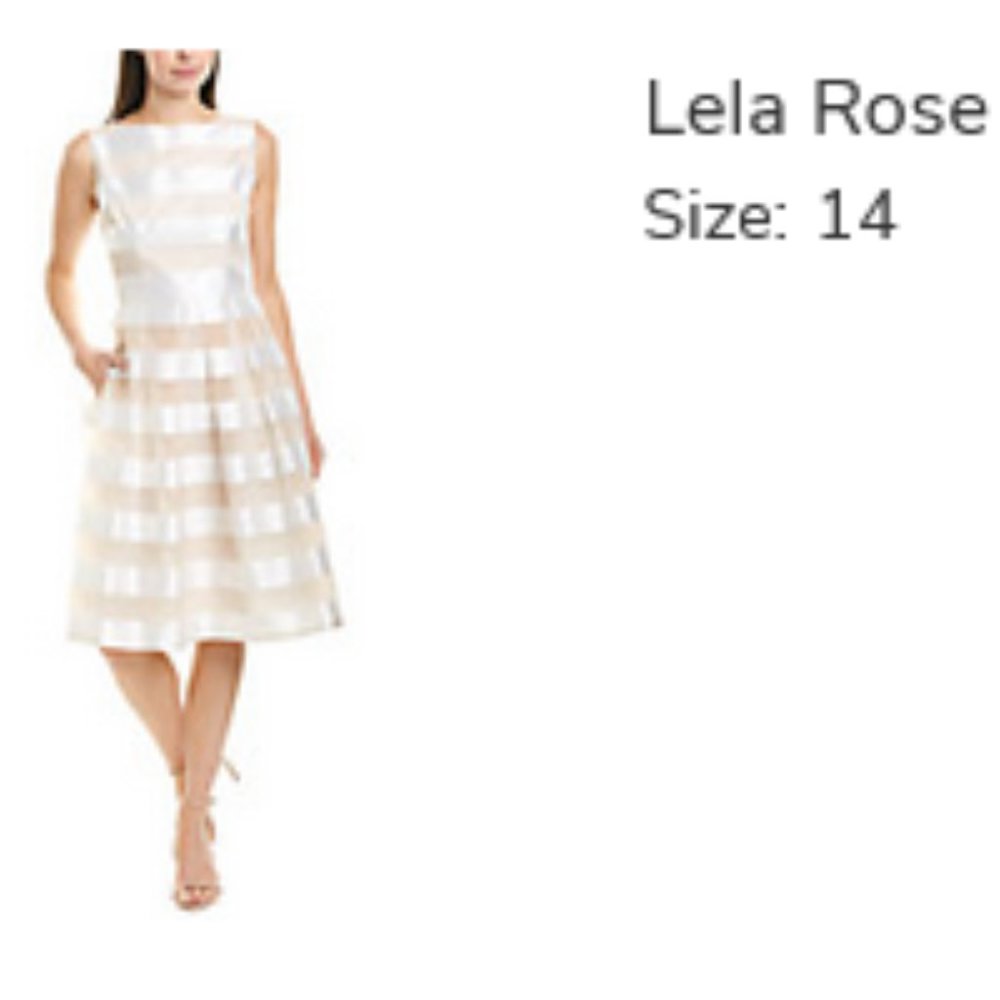 Lela Rose White Dress